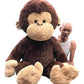Big Plush Giant Stuffed Monkey - Large 4-Foot Extra-Soft Jumbo Plush Animal - 48 Inches / 122 Centimeters - Huge-Sized Gigantic Animals - Oversized Monkeys - Hug This Full-Size Pet Ape