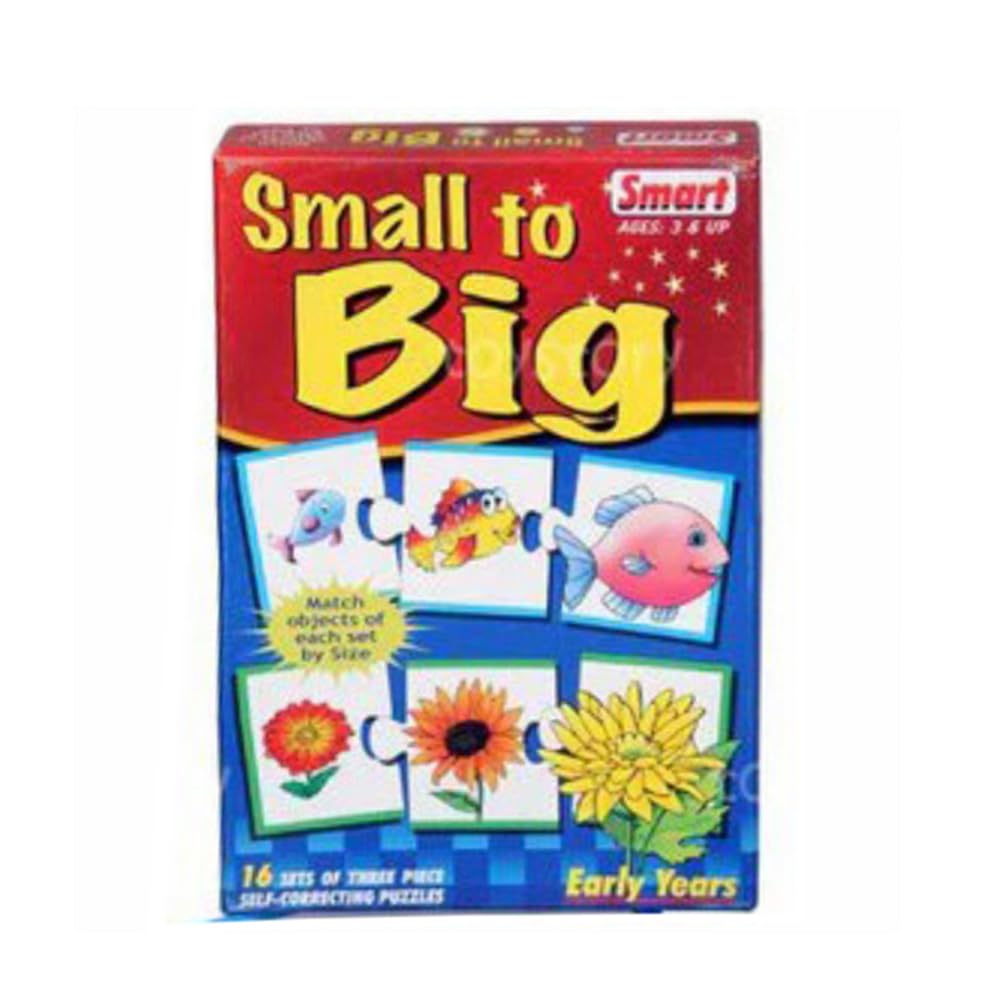 Smart  1012 Small To Big Puzzle (MultiColor, 48 Pieces), Kid