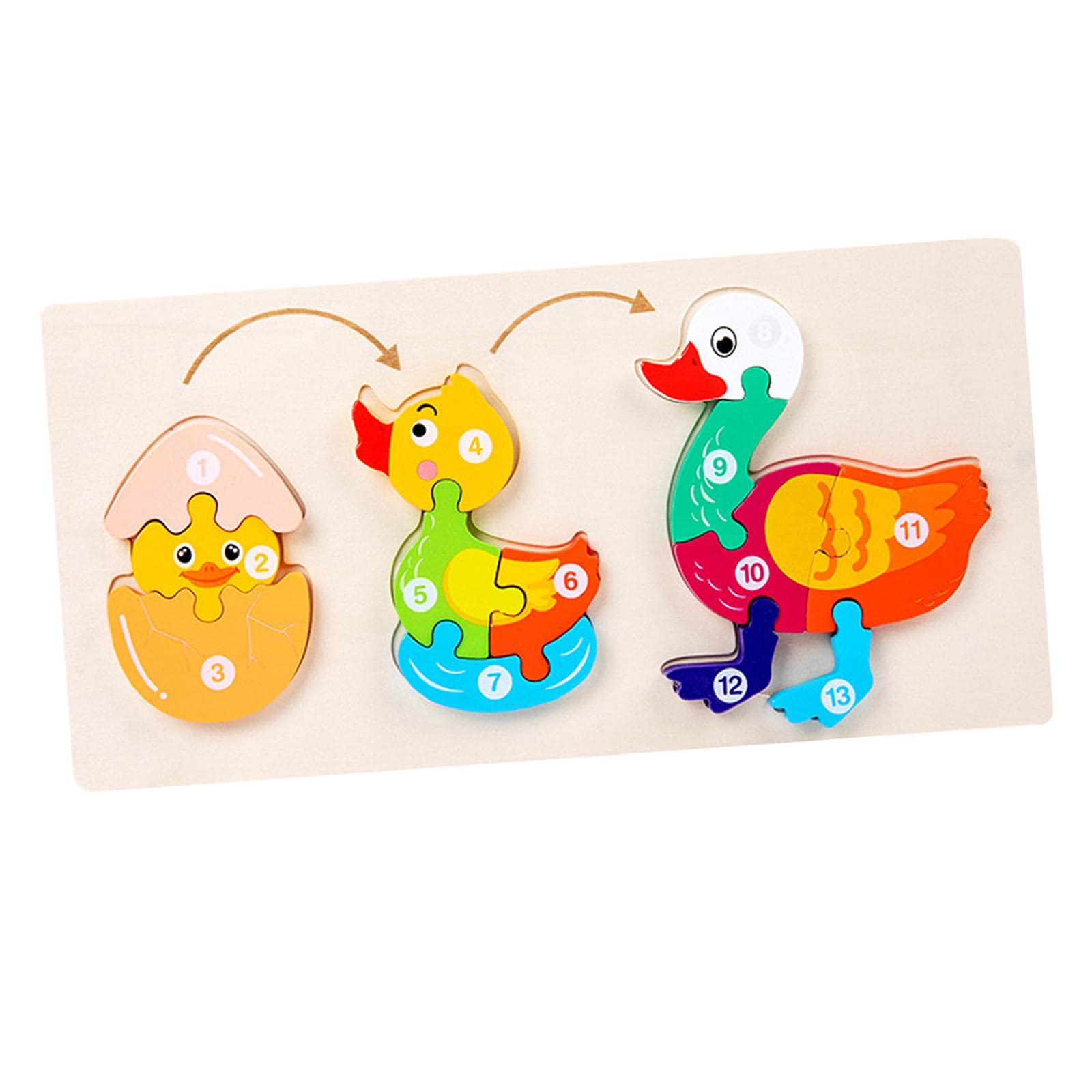 Bnf Animal Wooden Matching Jigsaw Puzzle For Age 4+ Years Old Birthday Gifts Duckbaby | Toys For Baby | Developmental Baby Toys1