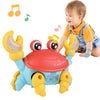 Ramnath Impex Kid Dancing Crawling Crab Baby Toy With Music & Led Light,Funny Moving Music Fun Toy,Crab Fun Toy Baby Classic Toy