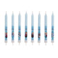 dekora Set of 3D Frozen for Childrens Cakes-8 Decorative Birthday Candle, Wax, Multicoloured, Standard Size