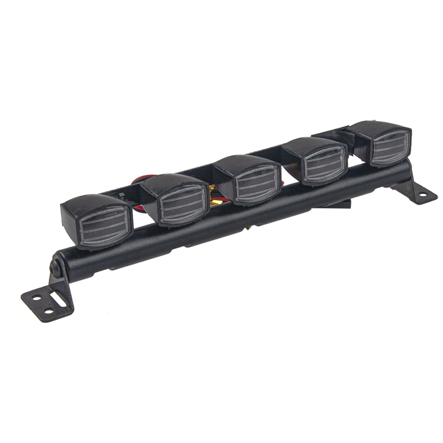 Vgoohobby RC LED Light Bar Roof LED Lamp Body Shell Roof Light Compatible with Traxxas TRX-4 SCX10 90046 D90 SCX10 II CC01 Redca