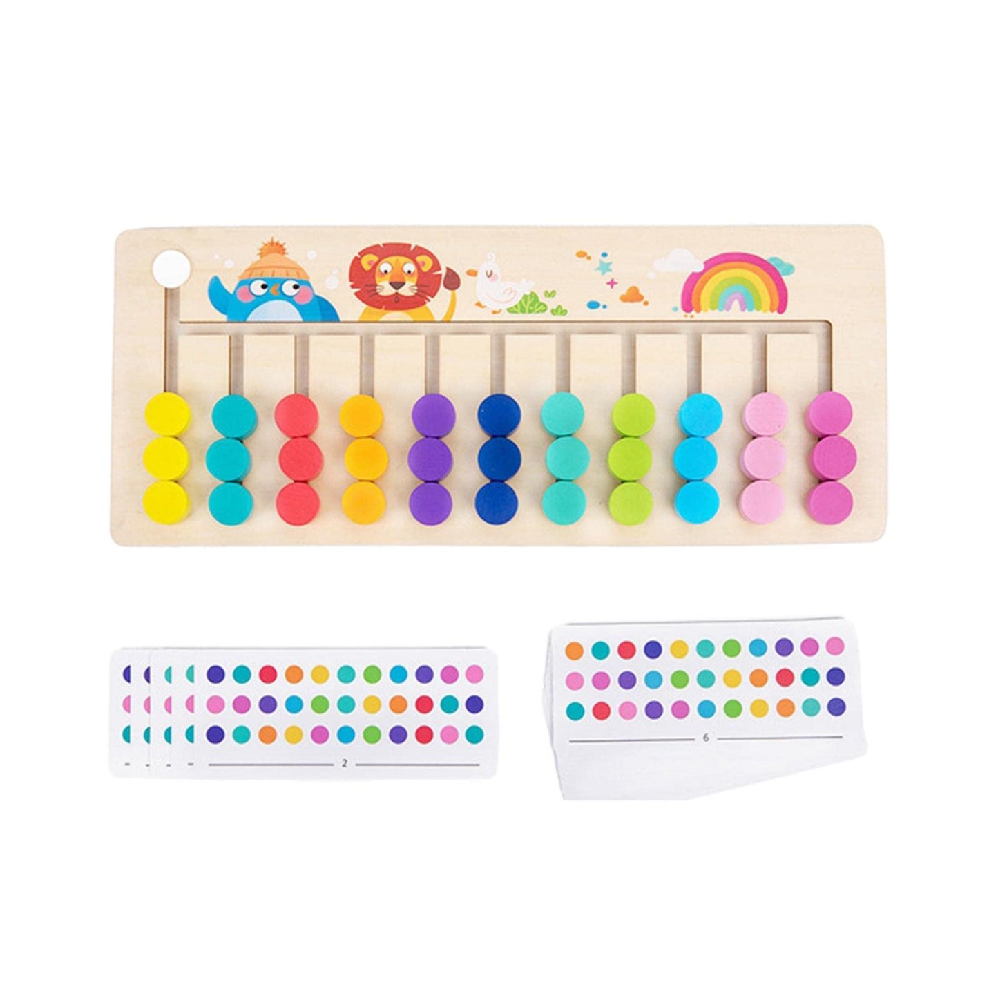 Bnf Montessori Learning Toys Slide Puzzle Family Game For Toddler Birthday Gifts 11 Colorbaby | Toys For Baby | Developmental Ba