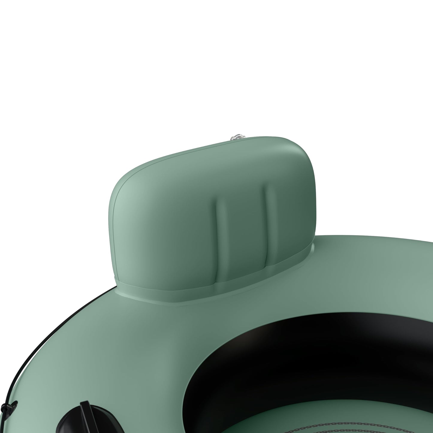 Retrospec Siesta 48" Inflatable River Tube - Heavy-Duty with Backrest & Cup Holders, Agave Color, 300 lbs, Model 6434