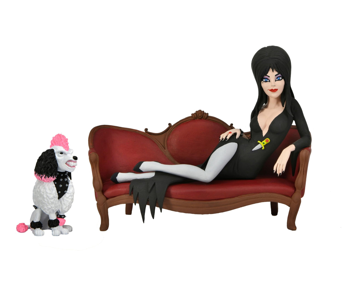 Neca - Elvira On Couch (Toony Terrors) 6' Action Figure Boxed Set