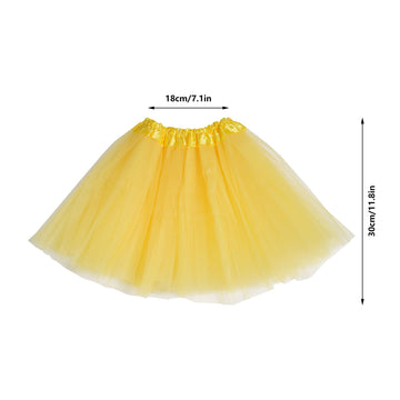 Marrywindix Yellow Giraffe Costume Tutu Set Animal Fancy Dress Costume Kit Halloween Party Dress Up Accessories (Style 2)