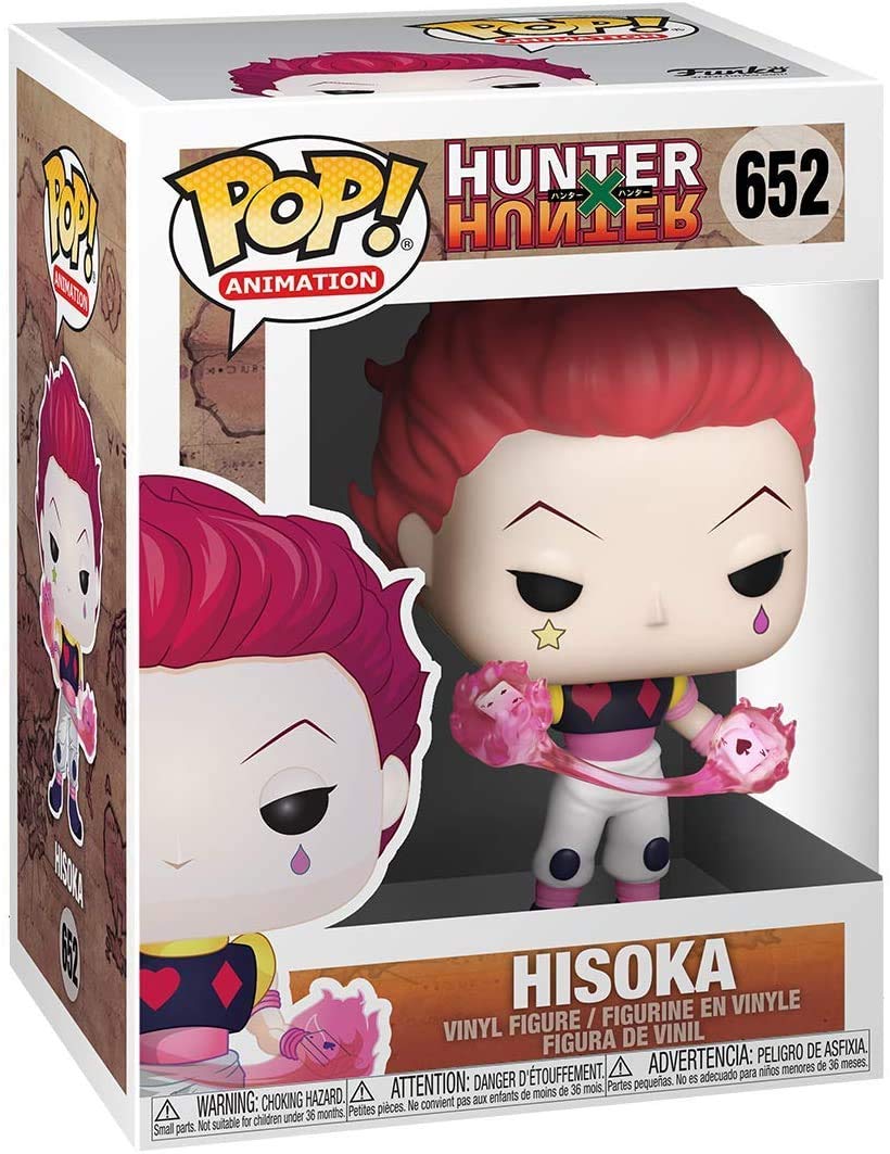 Pop Hunter X Hunter - Hisoka Funko Pop Vinyl Figure (Bundled With Compatible Pop Box Protector Case), Multicolored, 3.75 Inches