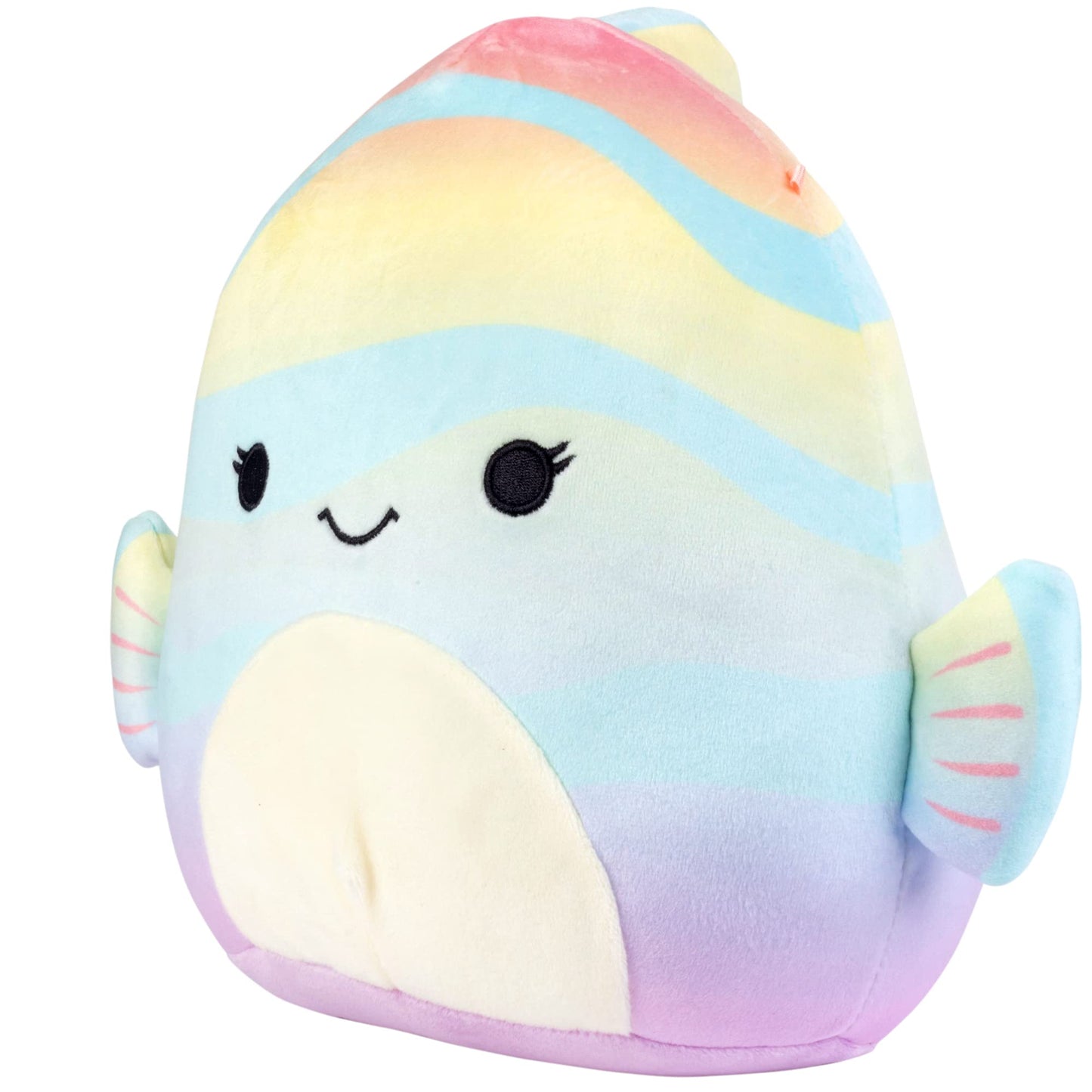 Squishmallows 8" Canda The Rainbow Fish Plush - Soft & Squishy Stuffed Animal Toy - Rainbow Color - Officially Licensed Collectible
