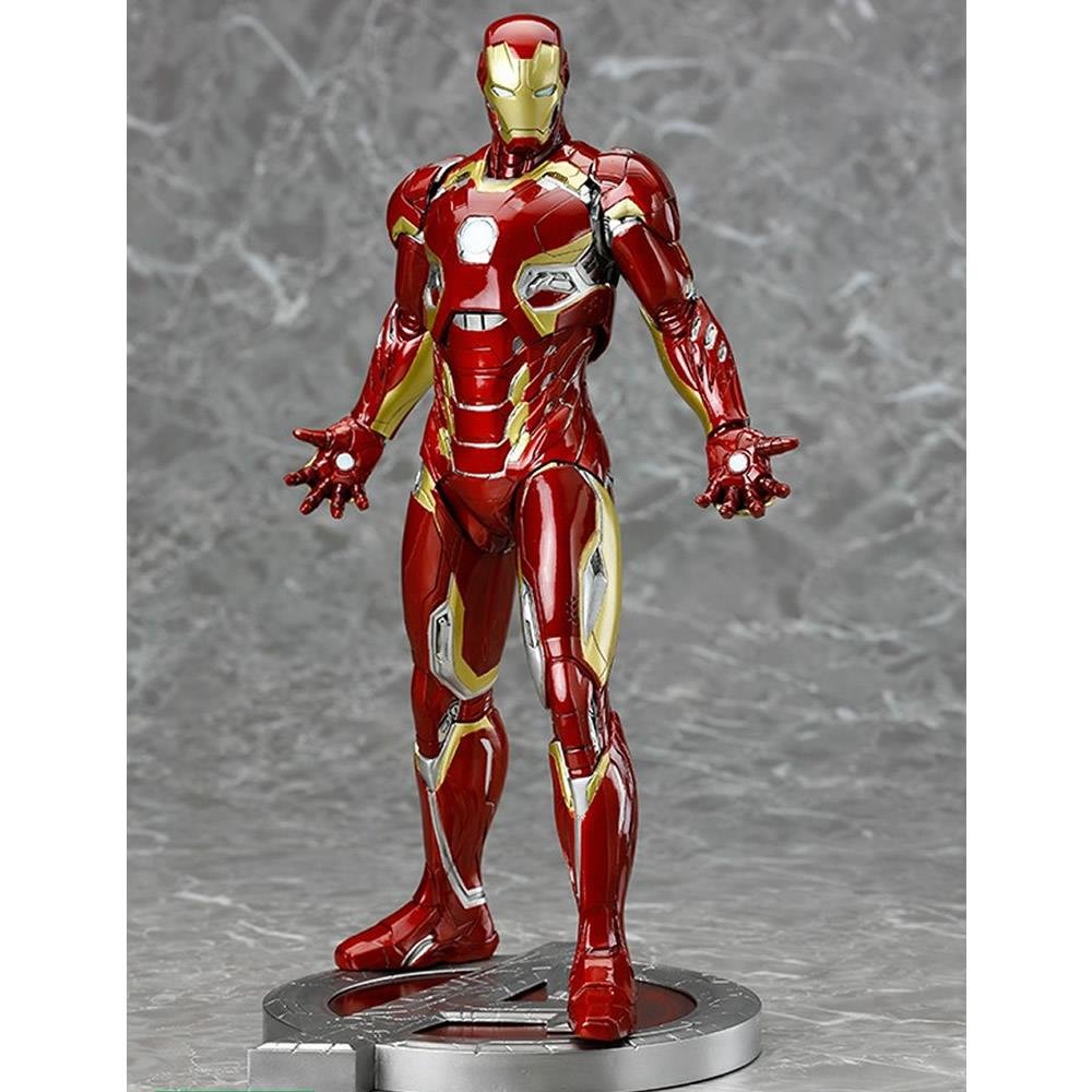 Kotobukiya Iron Man Mark 45 ArtFX Statue - Multicolor, Iron Material, Model OCT152485