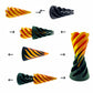3 Packs Impossible Cone, Spiral Cone Fidget Toy 3D Printed Spiral Cone Toy, Pyramid Passthrough Sculpture, Mini Cones Pass Throu