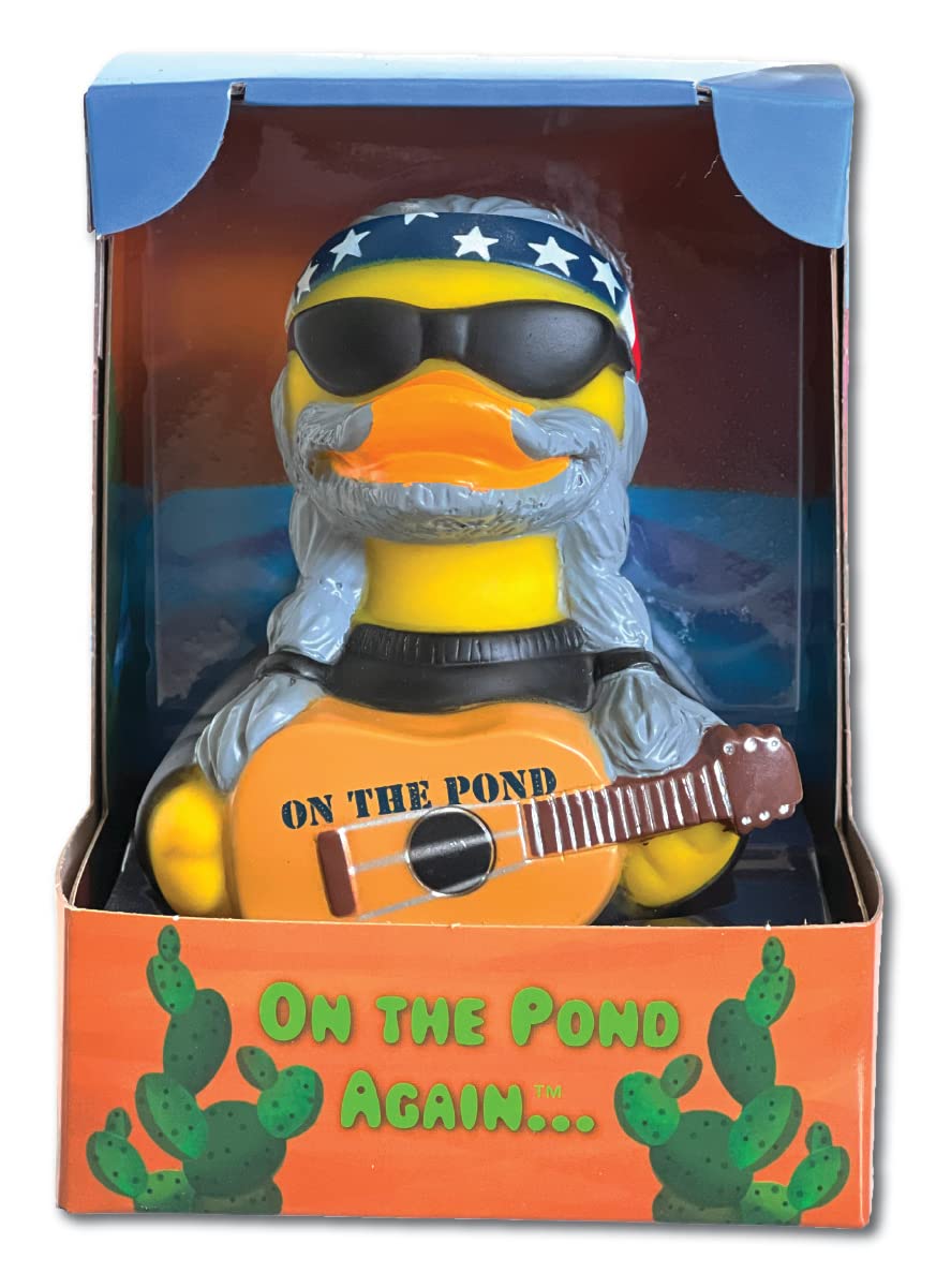 CelebriDucks - On The Pond Again - Floating Rubber Ducks - Collectible Bath Toy Gift for Kids & Adults of All Ages