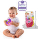 Bright Starts Carry & Teethe Purse Teether Toy, Chillable, 1 Count, Plastic, Ages 3 Months+, Pretty in Pink, Model 9063