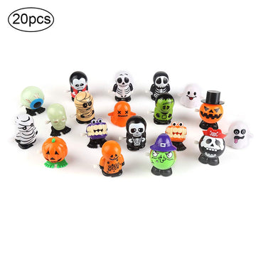 Ccinee 20 Packs Halloween Wind Up Toys Assorted Clockwork Toys For Goody Bag Filler