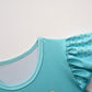 Acoiay Halloween Costumes For Little Girls Casual Dress Party Dress Up Birthday Outfits Girl With Mask Headband Daily Clothes Kids 3-12 Years