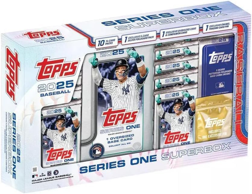 2025 Topps MLB Series One Baseball Trading Card Super Box