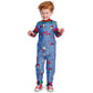 Hikaruer Chucky Costume For Kids Horror Film Dress Up Halloween Toddler Ghost Costume Child'S Cospaly Suit (Large)