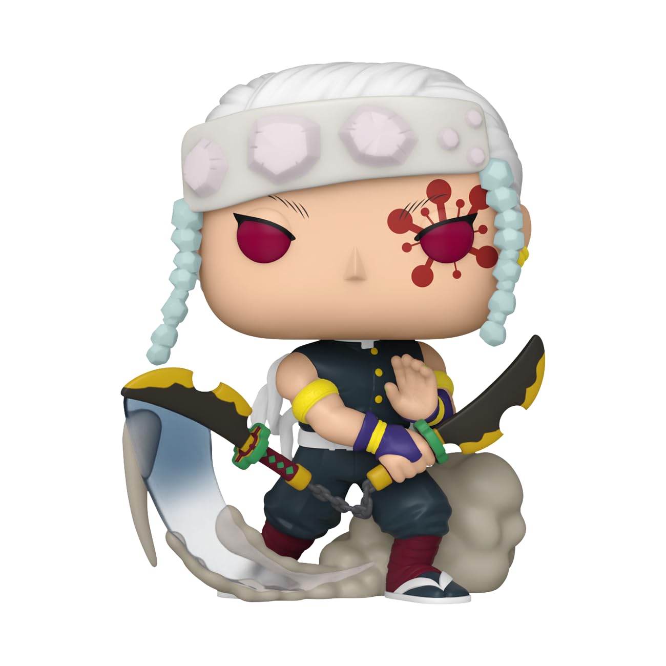 Funko Pop! Animation: Demon Slayer - Tengen Uzui - 1/6 Odds For Rare Chase Variant - Metallic - Collectable Vinyl Figure - Gift Idea - Official Merchandise - For Kids & Adults - Anime Fans