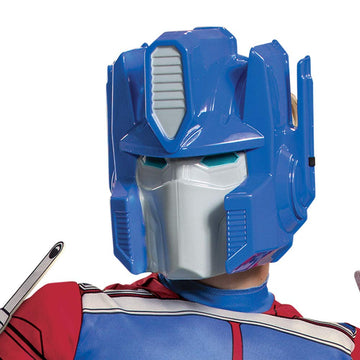 Disguise Optimus Prime Costume, Muscle Transformer Costumes For Boys, Padded Character Jumpsuit, Kids Size Large (10-12) Blue & Red