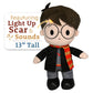 Kids Preferred Harry Potter Plush With Light Up Scar, Harry Potter Gifts For Girls And Boys 13 Inch Stuffed Animals For Kids And