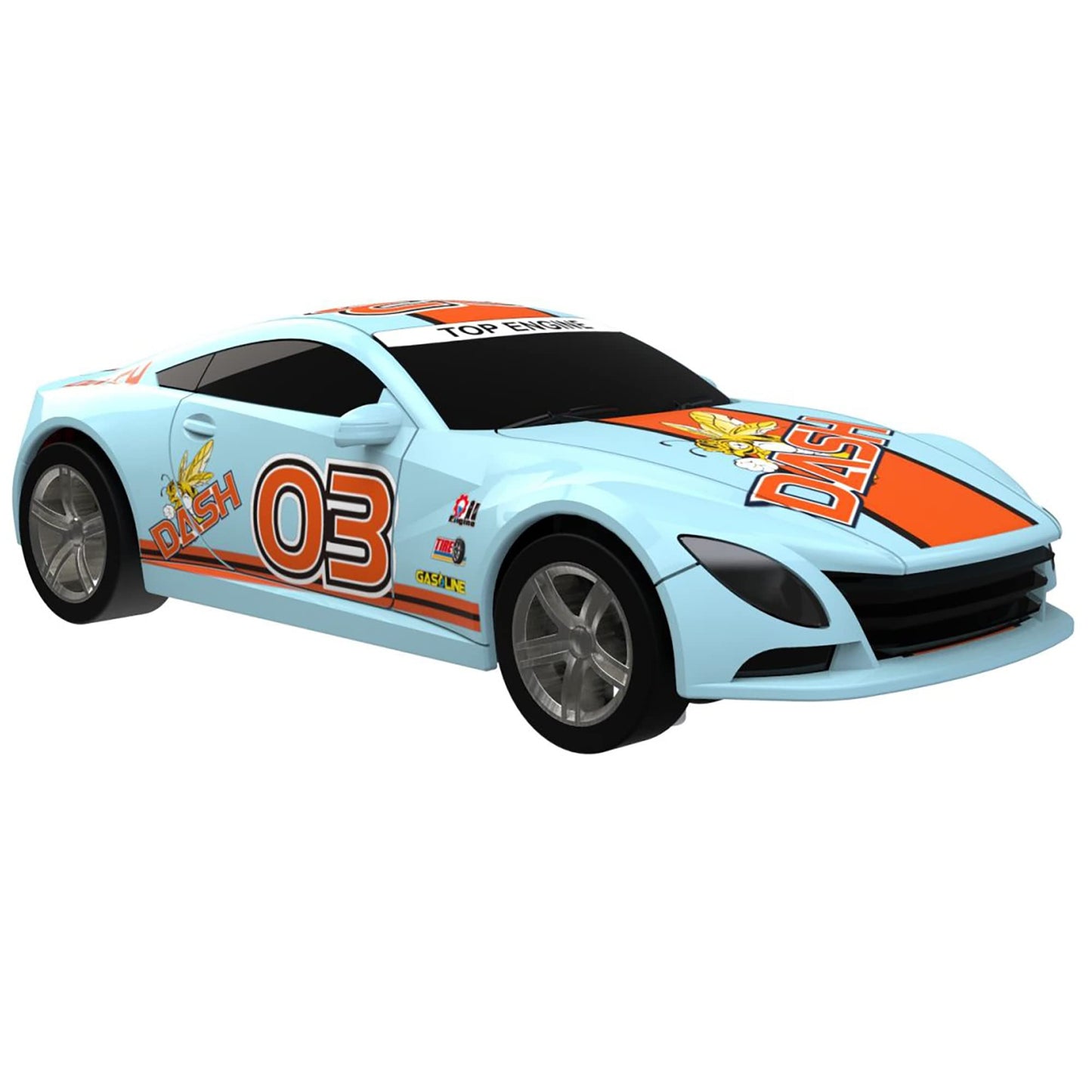 Joysway Super 251 USB Power Slot Car Racing Set with LED Headlights, Magnetic Base & Lap Counter, Ages 8+, Model 2251