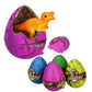 Gracesdawn 12 Pack Dinosaur Egg Cute Magic Growing Dinosaur Egg Add Water Child Gift Hatching Inflatable Toy(Color Cracks)