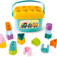 Roktry Shape Sorting Blocks For Kids Toys,Baby Sorting Toys Storage Bucket With Handle, Shapes Sorter & Abcd Blocks For Kids Lea