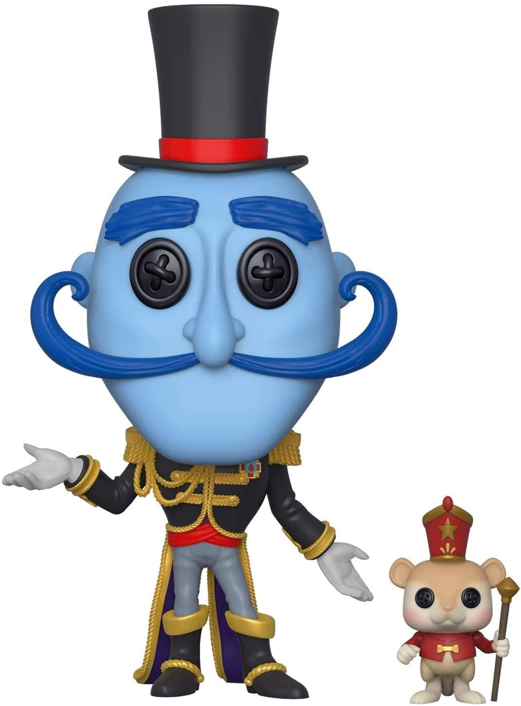 Funko Pop Movies: Coraline - Mr. Bobinsky with Mouse Collectible Figure, Multicolor