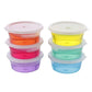Promote Trader Combo Of 6 Crystal Slime With Free Glitter And Modelling Clay Tools + Paper Straws For Kids Boys And Girls