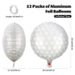 Durony 12 Pieces 18 Inches Golf Balloons Golf Themed Party Decorations Foil Mylar Golf Ball Balloons For Birthday Sports Graduat