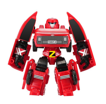New Tobot, Mini Tobot Z, Youngtoys Transforming Collectible Vehicle To Robot, Heroes Animation Character Toys For Kids 3 And Up Transform Toys Cars, Mini Size 4-Inch