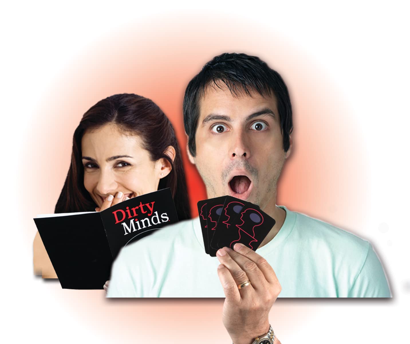 TDC Games Original Dirty Minds Party Game - Hilarious Adult Card Game, Black, Model 1040, Perfect for Couples & Date Night