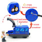 Dshmixia Battery Operated Train For Wooden Train Track Set Toys For 3 4 5 Year Old Boys Kids Action Locomotive Train Magnetic Connection (Without Battery) (Blue)