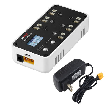 SoloGood VIFLY WhoopStor 3 V3 Battery Charger 6 Ports 1S LiPo Charger Discharger Storage Memory Function for Tinywhoop BT2.0 PH2