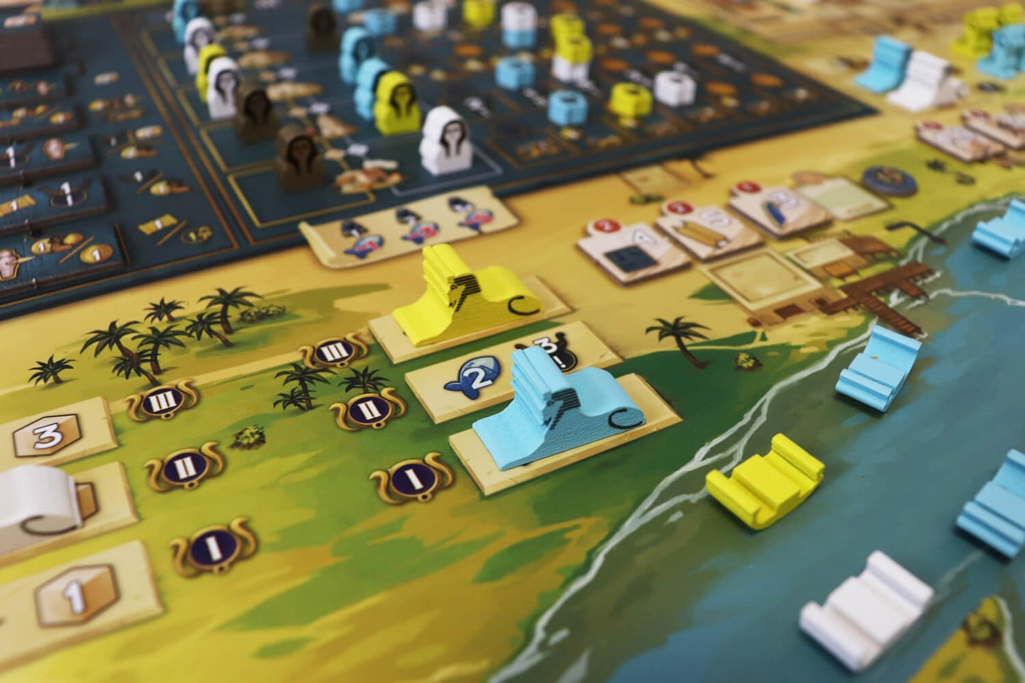 Men-Nefer Board Game - Journey Through Ancient Egypt! Worker Placement Strategy Game, Fun Family Game for Kids & Adults, Ages 14