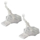 My Mironey 2Pcs Clear Action Base Action Figure Stand Display Stand 1/100