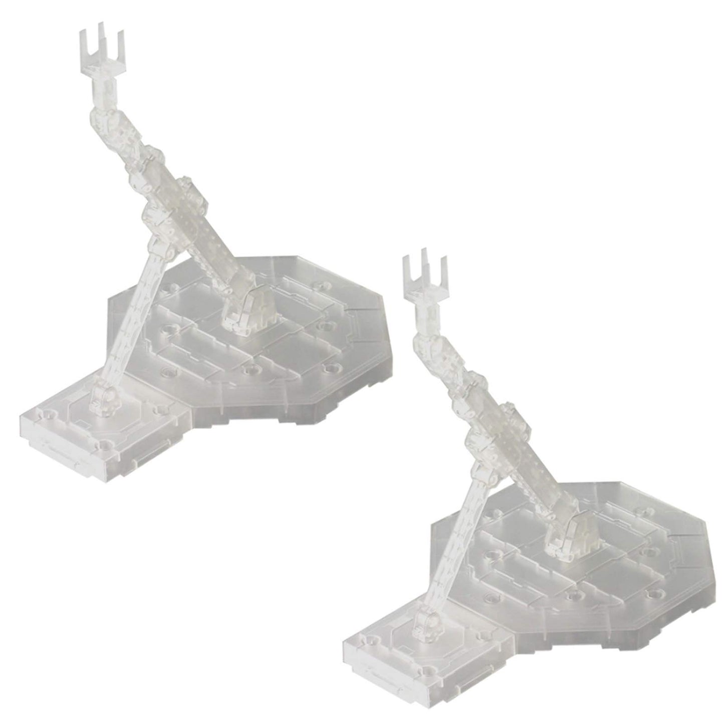 My Mironey 2Pcs Clear Action Base Action Figure Stand Display Stand 1/100