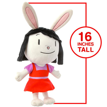 Mighty Mojo Elinor Plush Figure Toy - Super Soft Fabric, Embroidered Detailing, White - Ideal Gift for Kids Ages 3-5 - Model 850040678666