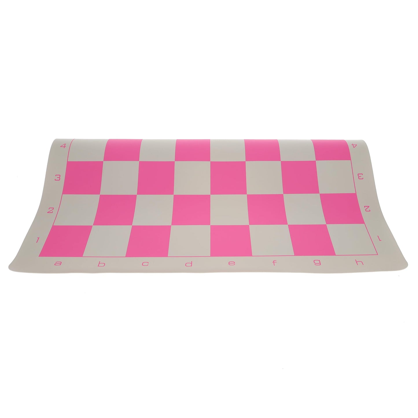 WE Games Vinyl Chess Board - Tournament Roll Up, Pink, Model 052122