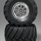 TAMIYA 9805619 Rear Tire/Wheel 58242 (2)