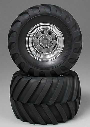 TAMIYA 9805619 Rear Tire/Wheel 58242 (2)