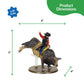 Big Country Toys Lane Frost & Red Rock Collectible Rodeo Figurine - 1:20 Scale, Plastic Model FBA_438
