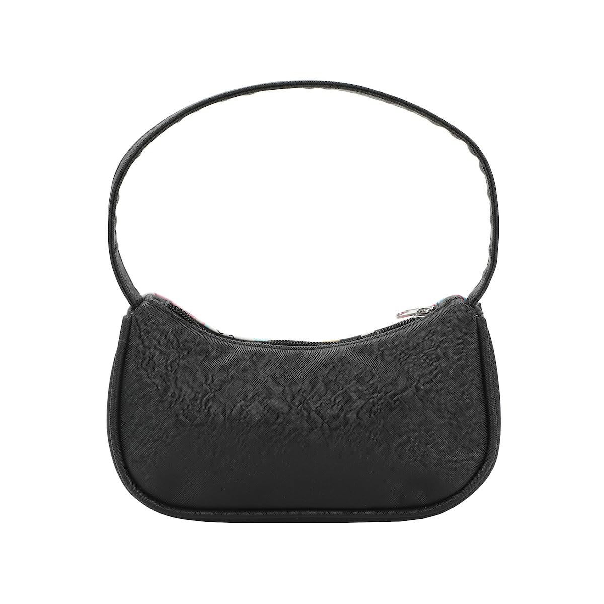 Squishmallows Handbag 4-Piece Gift Box Set Character Collage Design Purse with Pink Chain and Collectible Rubber Charms