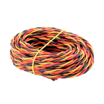 Bdhi 16' 5M 3-Way Servo Wire 22Awg 60 Cores Twisted Cable For Jr Hitec Futaba(Bdhi-37)