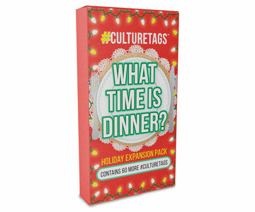 What Time Is Dinner Holiday Expansion Pack, Gift For Family, 60 Playing Cards, Hashtags + Culture, Funny Party Card Game Set, Ag