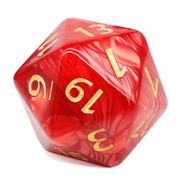 Large 55mm D20 Dice,20 Sided DND Dice,D20 Giant Polyhedral Dice, Large D20 Dice,20 Sided Cube D&D Dice Set for Dungeons and Drag