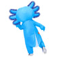Stegosaurus Inflatable Axolotl Costume for Kids Halloween Kid Blow Up Costume Deluxe Blue Costumes for Girls Boys Cosplay Party