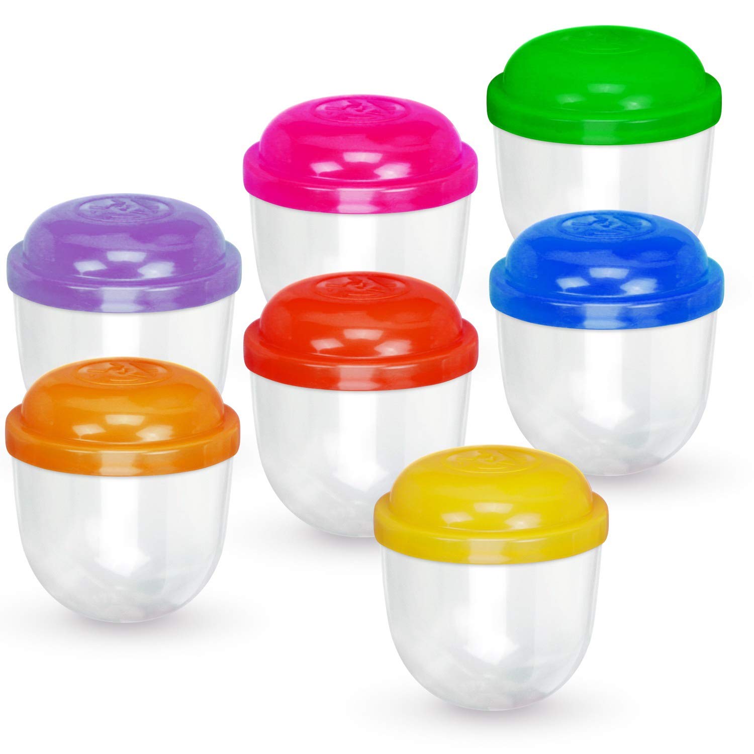 Capsule Vending Machine Translucent Acorn Capsules Empty 60 pcs 2 inch - Gumball Machine Capsules Bulk Party Favors Containers -
