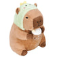 Chdblock Dinosaur Capybara Plush, Cute Capybara Plush, Dinosaur Removable Capybara Stuffed Animal Capybara Plushie Toys Gifts Fo
