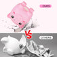 Piggy Bank For Kids Girls, Unbreakable Money Saving Bank With Flower Alphbet Sticker To Diy Piggy Money Bank