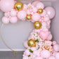 140Pcs Pastel Pink Balloons Baby Pink Balloon Garland Arch Kit 5/10/12/18 Inch Latex Pink Balloons Different Sizes As Gender Rev
